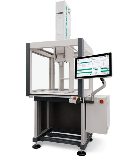 ServoPress-620-PressControl-7000-PU-40 SCHMIDT® ServoPress 620 mit PressControl 7000 und Pressenuntergestell PU 40
