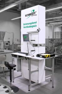 Strömungskanal Vertikalabgleich Strömungskanal Vertikalabgleich