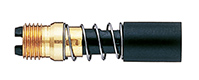 SMF/D push button mechanism with cam for D refills