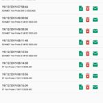 Aufgezeichnete Daten können gespeichert, per E-Mail geteilt und anschließend mit zusätzlicher Software weiterverarbeitet werden.