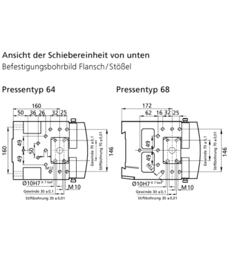 HydroPneumaticPress-64-68-flansch-stoessel-zeichnung-de