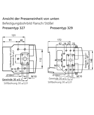 PneumaticPress-327-329-flansch-stoessel-zeichnung-de